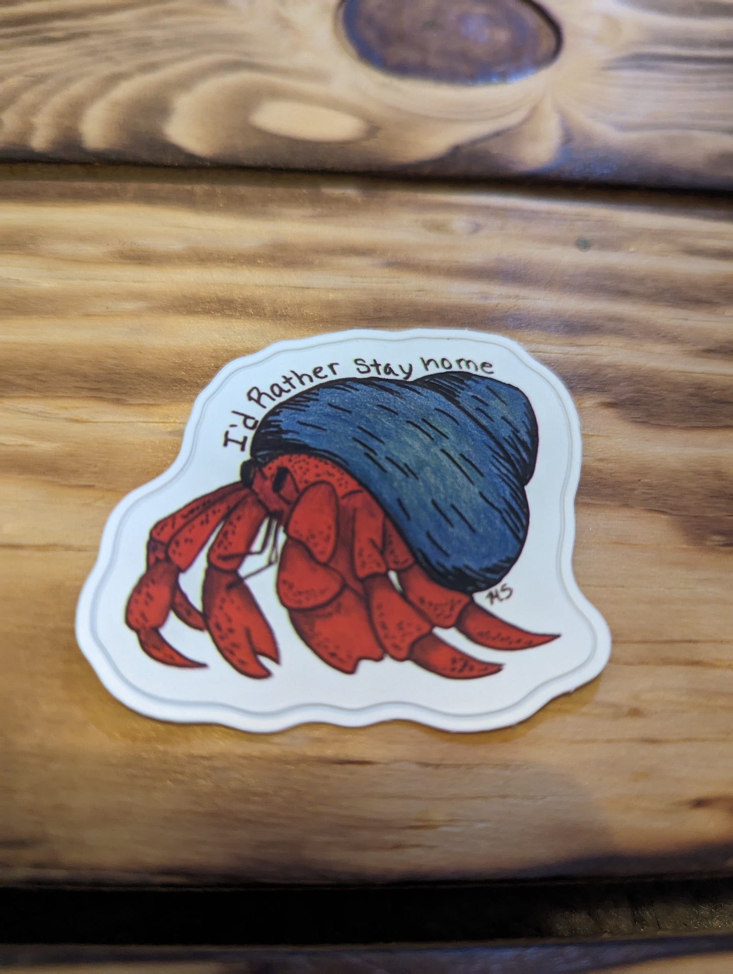 I'd rather stay home sticker